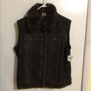Woman’s denim vest